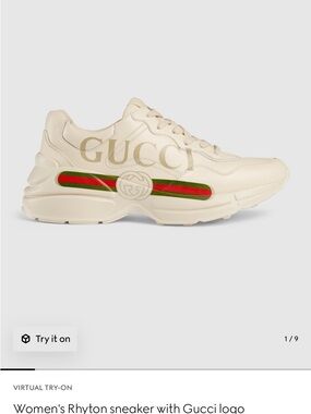 Gucci Rhyton Sneakers Womens Size US 6